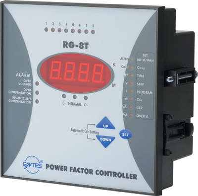 ENTES RG-8T 144X144 220VAC REAKTİF GÜÇ KONTROL RÖLESİ 8699421406052