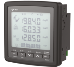 Entes - ENTES HABERLEŞMELİ ELEKTRONİK ŞEBEKE ANALİZÖRÜ 96X96 50-270VAC/DC T/İ M4031 8699421421390