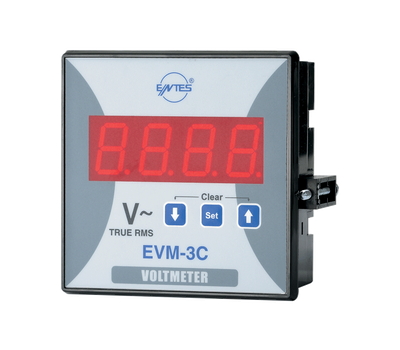 ENTES 96X96 VOLTMETRE KONTAK ÇIKIŞLI MAX MİN PANO TİPİ M0025 8699421406939