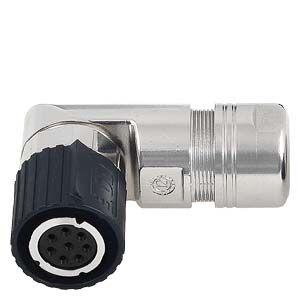 SIEMENS ABS. SIGNAL CONNECTOR 6FX2003-0DB11 FOR CONNECTION TO S-1FL6 HI 8-POLE INSULATOR BAYONET LOCK 8X SOCKET CONTACT 4042948673867