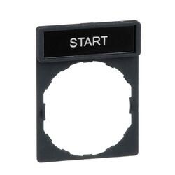 Schneider Electric - SCHNEIDER ELECTRIC YAZILI 8 X 27 MM YAZI TUTUCU 30 X 40 MM START İŞARETLİ 3389110841268