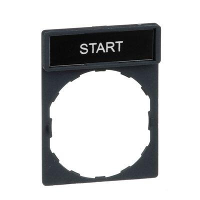 SCHNEIDER ELECTRIC YAZILI 8 X 27 MM YAZI TUTUCU 30 X 40 MM START İŞARETLİ 3389110841268