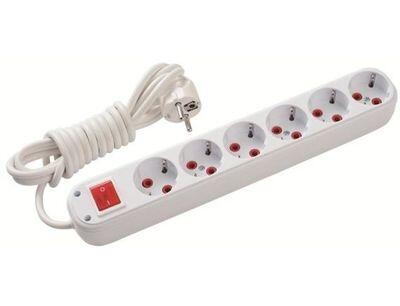 SCHNEIDER ELECTRIC ALTILI 5 MT KABLOLU GRUP PRİZ ANAHTARLI