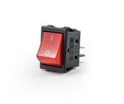 Emas - EMAS ANAHTAR 30*22 MM SİYAH GÖVDELİ KIRMIZI 0-1 IŞIKLI A14B1K11