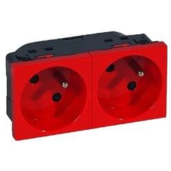 Legrand - LEGRAND ARMADA 2XTOPRAKLI PRİZ-UPS KIRMIZ 4 MODÜL 3245060771720