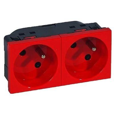 LEGRAND ARMADA 2XTOPRAKLI PRİZ-UPS KIRMIZ 4 MODÜL 3245060771720