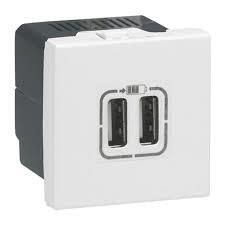 Legrand - LEGRAND ARMADA İKİLİ USB ŞARJ BEYAZ 3245060775940