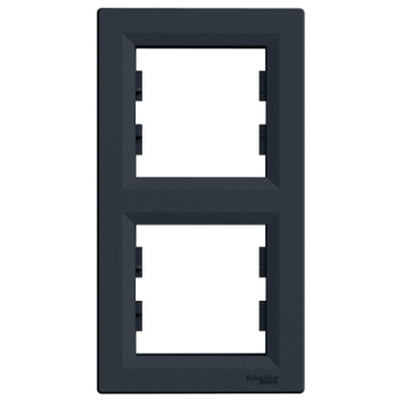 SCHNEIDER ELECTRIC EPH5810271 ASFORA ANTRASİT İKİLİ DİKEY ÇERÇEVE 3606480729874
