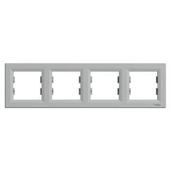 Schneider Electric - SCHNEIDER ELECTRIC EPH5800461 ASFORA ALÜMİNYUM DÖRTLÜ YATAY ÇERÇEVE 3606480728976