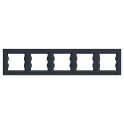 Schneider Electric - SCHNEIDER ELECTRIC EPH5800571 ASFORA ANTRASİT BEŞLİ YATAY ÇERÇEVE 3606480729850