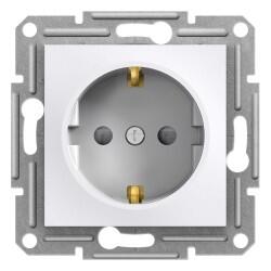 Schneider Electric - SCHNEIDER ELECTRIC EPH2970221 ASFORA BEYAZ ÇOCUK KORUMALI TOPRAKLI PRİZ (ÇERÇEVESİZ) 3606480987106