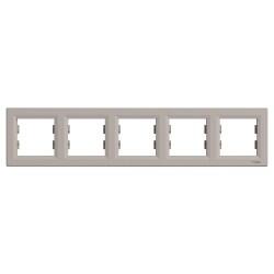 Schneider Electric - SCHNEIDER ELECTRIC EPH5800569 ASFORA BRONZ BEŞLİ YATAY ÇERÇEVE 3606480728112