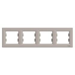 Schneider Electric - SCHNEIDER ELECTRIC EPH5800469 ASFORA BRONZ DÖRTLÜ YATAY ÇERÇEVE 3606480728105