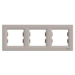 Schneider Electric - SCHNEIDER ELECTRIC EPH5800369 ASFORA BRONZ ÜÇLÜ YATAY ÇERÇEVE 3606480730702