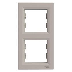 Schneider Electric - SCHNEIDER ELECTRIC EPH5810269 ASFORA ÇELİK İKİLİ DİKEY ÇERÇEVE 3606480730740