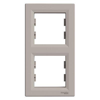 SCHNEIDER ELECTRIC EPH5810269 ASFORA ÇELİK İKİLİ DİKEY ÇERÇEVE 3606480730740