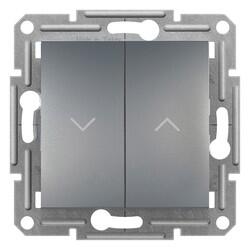 Schneider Electric - SCHNEIDER ELECTRIC EPH1300562 ASFORA ÇELİK JALUZİ ANAHTAR (ÇERÇEVESİZ)
