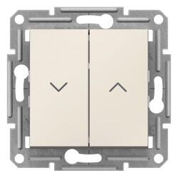 Schneider Electric - SCHNEIDER ELECTRIC EPH1370123 ASFORA KREM JALUZİ ANAHTAR (ÇERÇEVESİZ) 3606480986888