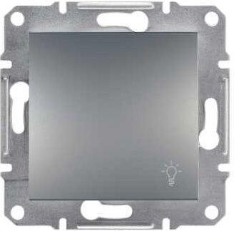 SCHNEIDER ELECTRIC EPH0900162 ASFORA ÇELİK IŞIK İŞARETLİ LIGHT ANAHTAR (ÇERÇEVESİZ)