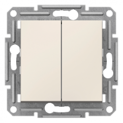 Schneider Electric - SCHNEIDER ELECTRIC EPH0670123 ASFORA KREM İKİLİ VAVİEN (ÇERÇEVESİZ) 3606480986796