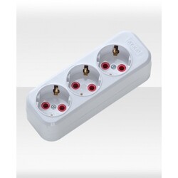 - AYKA 7730000 3'lÜ KABLOSUZ TOPRAKLI GRUP PRİZ  - AYKA 7730000 3'lÜ KABLOSUZ TOPRAKLI GRUP PRİZ