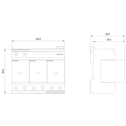 SIEMENS PARAFUDR YILDIRIMA KARŞI KORUR , B SINIF 1 4001869340234 - Thumbnail
