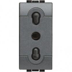 Bticino - LEGRAND BTICINO LIVING 2P+T 10/16A SCHUKO TOPRAKLI PRİZ 8012199016078