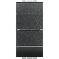 LEGRAND BTICINO LL AXİAL ANAHTAR 1 MODÜL 16A SİYAH 8005543586082