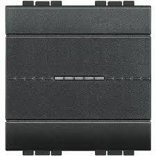 LEGRAND BTICINO LL AXİAL ANAHTAR 2 MODÜL 16A SİYAH 8005543420447