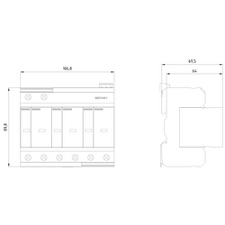 SIEMENS PARAFUDR KOMBİNE 1,5KV B,C SINIFI 4001869340548 - Thumbnail