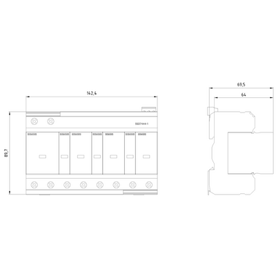 SIEMENS PARAFUDR KOMBİNE 1,5KV B,C SINIFI 4001869340555