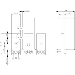 SIEMENS BARA BAĞLANTI PARÇASI 3 KUTUPLU 3VA25 4042949018469 - Thumbnail