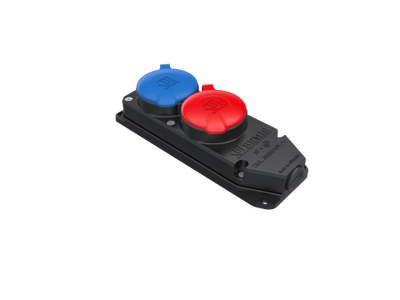 BEMİS 3/25A 380V KAUÇUK UZATMA PRİZ KIRMIZI 8698523900277