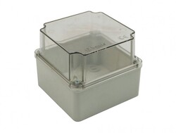 Bemis - BEMİS BB1-1121-0056 ŞEFFAF KAPAK HALOJEN FREE IP67 PLASTİK BUAT