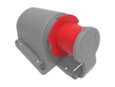 BEMİS BC1-1505-2235 CEE NORM 5X16A 90° EĞİK DUVAR FİŞİ YAYLI KAPAKLI (3P+E+N) 380V 50/60 HZ 6H