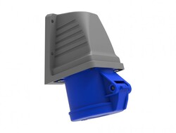 Bemis - BEMİS BC1-3403-2535 CEE NORM 32A 220V IP44 90° EĞİK DUVAR PRİZİ