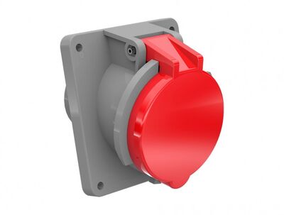 BEMİS BC1-4505-2420 CEE NORM 5X63 45° EĞİK MAKİNA PRİZİ PİLOTLU