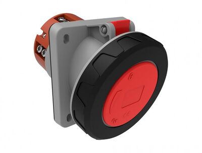 BEMİS BC1-6505-7420 5X125A 380V 6H IP67 5K 45* EĞİK MAKİNE PRİZİ PİLOTSUZ (RS)