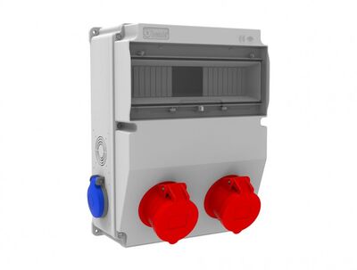 BEMİS BD6-2218-2020 ÖN 2 AD 5/16A 380V YAN 2AD 1/16A 220V V12 KOMBİNASYON KUTUSU