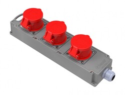 Bemis - BEMİS BG4-1016-1616 CEE NORM IP44 5/16A 380V 3 AD TRIBOX GRUP PRİZ