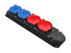 Bemis - BEMİS BK6-2504-4616 DÖRTLÜ GRUP PRİZ 8698523916162