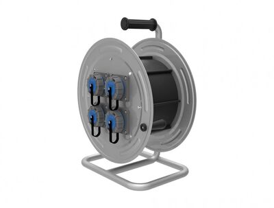 BEMİS BM4-5431-0000 1/16A 220V 4 AD IP67 PRİZLİ METAL MAKARA 5X2,5MM TTR 40M KAPASİTELİ