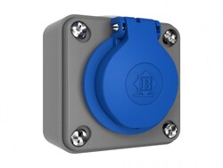 Bemis - BEMİS BP1-1402-2512 220-250V DUVAR PRİZİ IP44