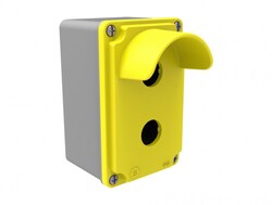 Bemis - BEMİS BT4-2071-0007 ALÜMİNYUM 2'Lİ KORUMALI BUTON KUTUSU IP67