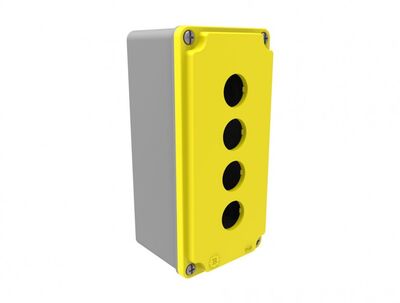 BEMİS BT4-3001-0017 ALÜMİNYUM 4'LÜ BUTON KUTUSU IP67