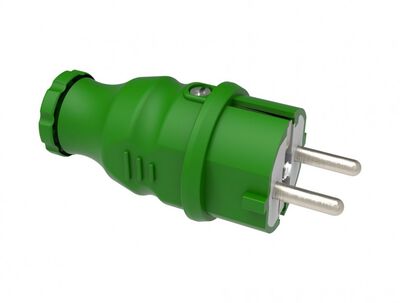 BEMİS BV1-1402-2011 220V-250V YEŞİL DÜZ FİŞ IP44