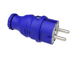 Bemis - BEMİS BV2-1402-2011 220V-250V MAVİ DÜZ FİŞ IP44