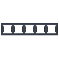 Schneider Electric - SCHNEIDER ELECTRIC BEŞLİ ÇERÇEVE YATAY GRAFİT 8690495037579