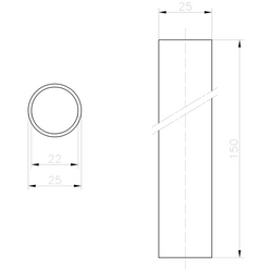 SIEMENS BORU UZUNLUK 150 MM 4011209333833 - Thumbnail