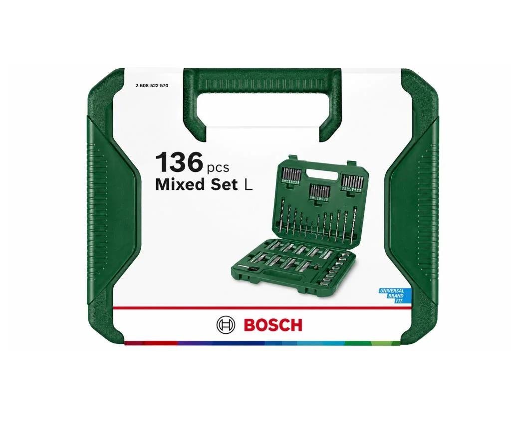 Bosch - BOSCH 2608522570 AKSESUAR SETİ 136 PARÇA DIY MİX SET NW